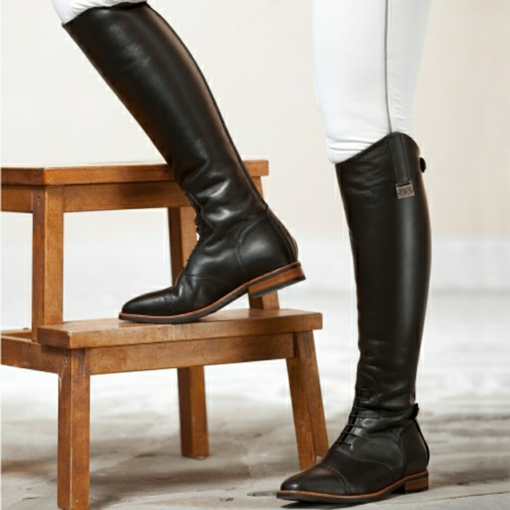 B Vertigo Annie- Women's Leather Riding Tall Boots